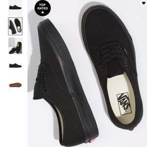 VANS Authentic Black & Black Shoes